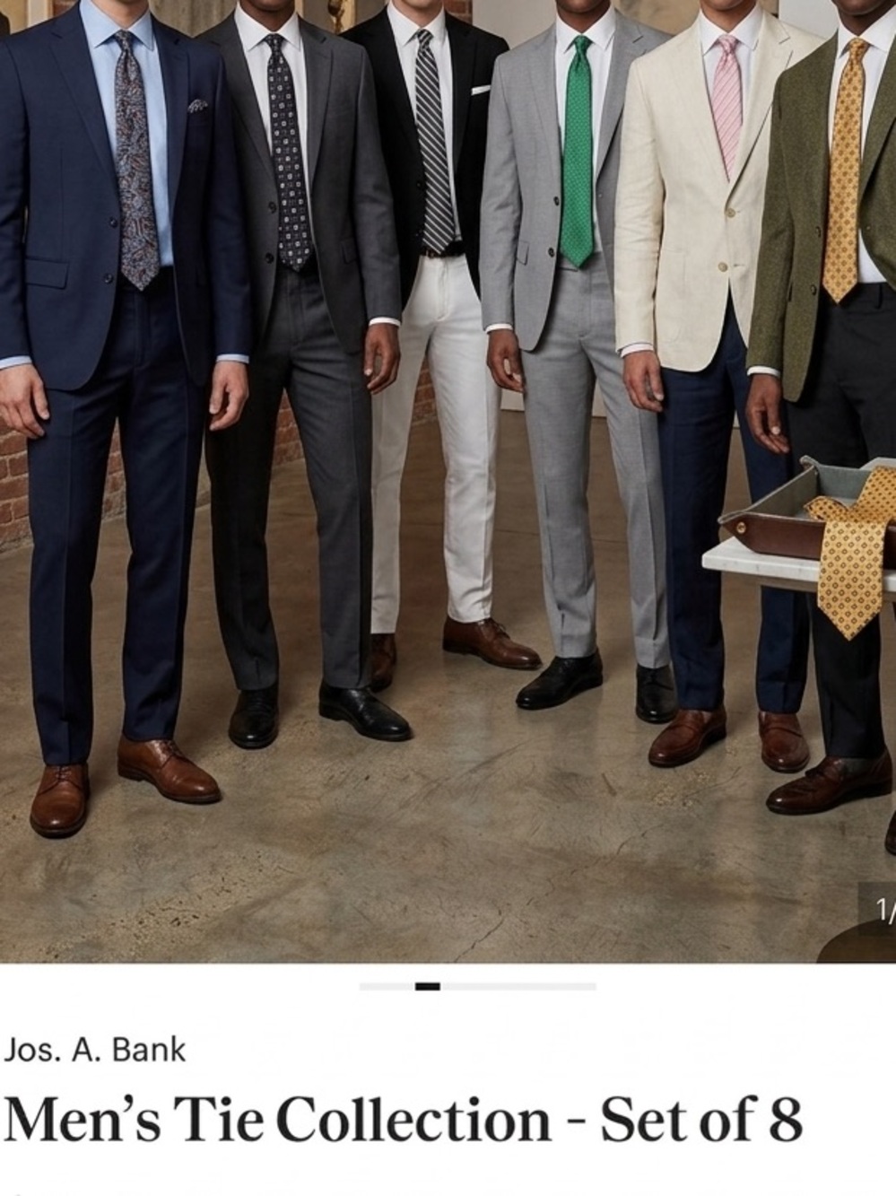 Men’s Tie Collection - Set of 8